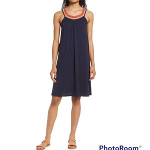 NWOT Boden Women Crochet Detail Trapeze Dress (Sz 4)